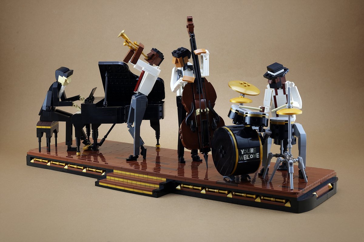 LEGOIdeas's tweet image. Can you hear and feel the amazing jazzy tunes? We sure can 🎼🎺 

Hit the play button on your favourite jazz playlist and enjoy today's beautiful Staff Pick "Jazz Quartet" by Hsinwei Chi! Check it out on ow.ly/cKas50DnS9X
