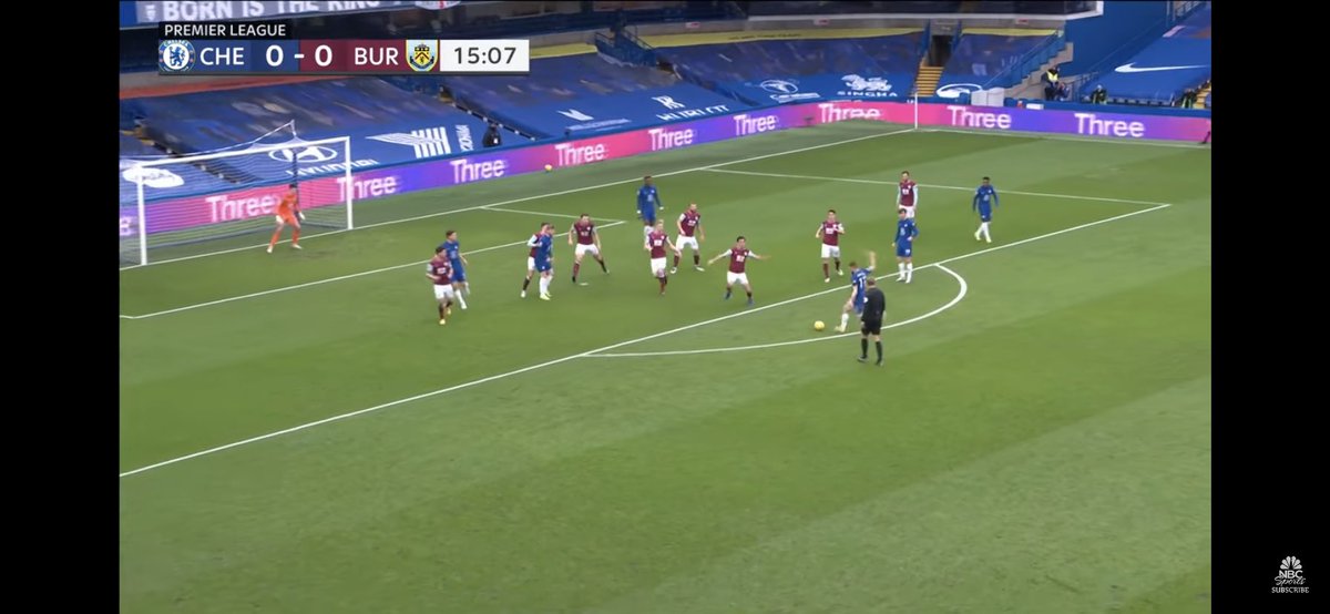 In other, more aggressive attacking scenarios, Mount and Kovacic would push high up, Mount making frequent runs into the box, with the wingbacks at times in-line with the forwards. Jorginho would remain deeper with the back-3 for additional defensive security.