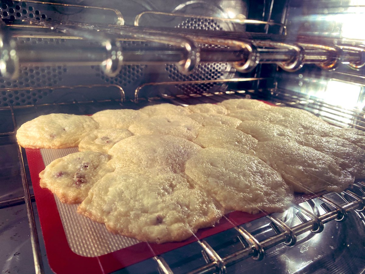 StephenWhousing's tweet image. Always follow the biscuit recipe.  Even when your two year old daughter wants to persuade you to add chocolate chips.  #bakingfail #dayseven #selfisolation