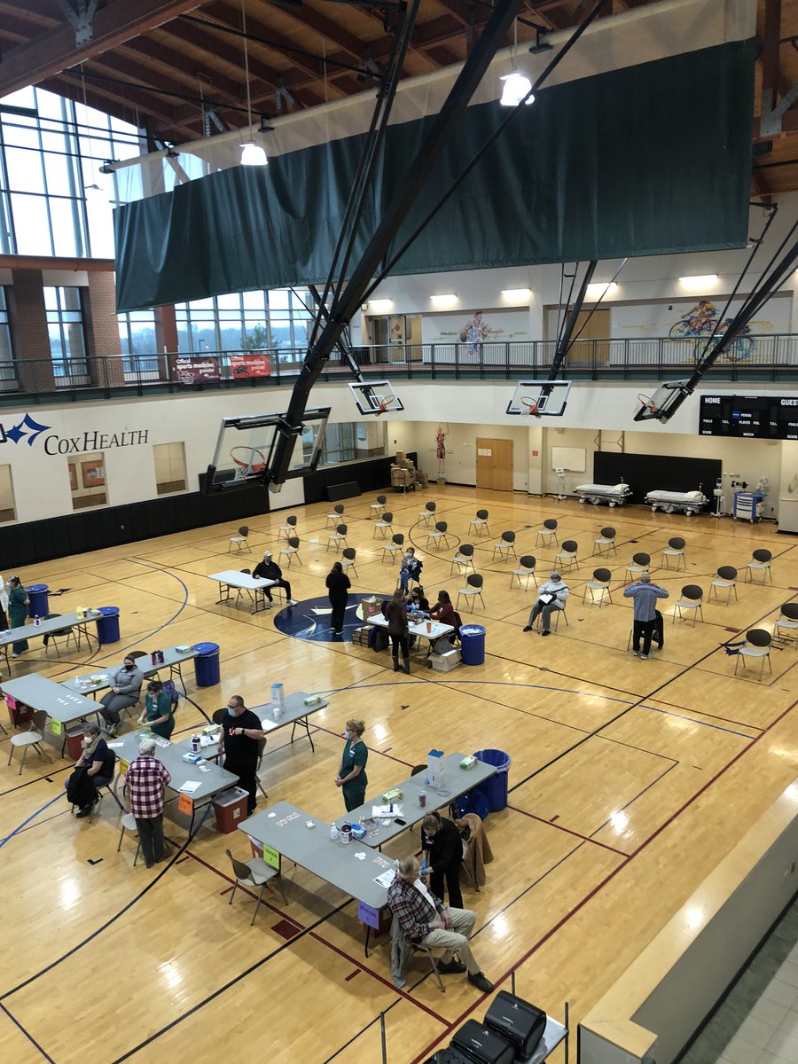 SDECoxHealth's tweet photo. CoxHealth is grateful to be selected by the Governor as one of the integrated health systems “high throughout” vaccine sites. (So was Mercy!) We will receive 5,700 vaccines every other week starting this week. I believe hospitals will help lead our state to better vaccine rates. https://t.co/KUkqCbpPAX