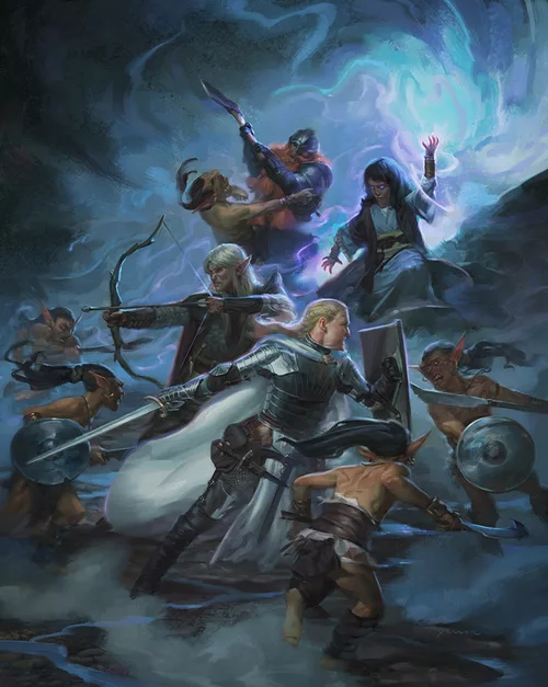 1/ The whole TOTM vs. grid discussion re:  #DnD5E seems, to me, to really be about whether you want combat to be primarily a narrative construct, in which case distance/targets/areas of effect/etc. are handwaved in favor of imagination, or a tactical experience akin to a wargame.