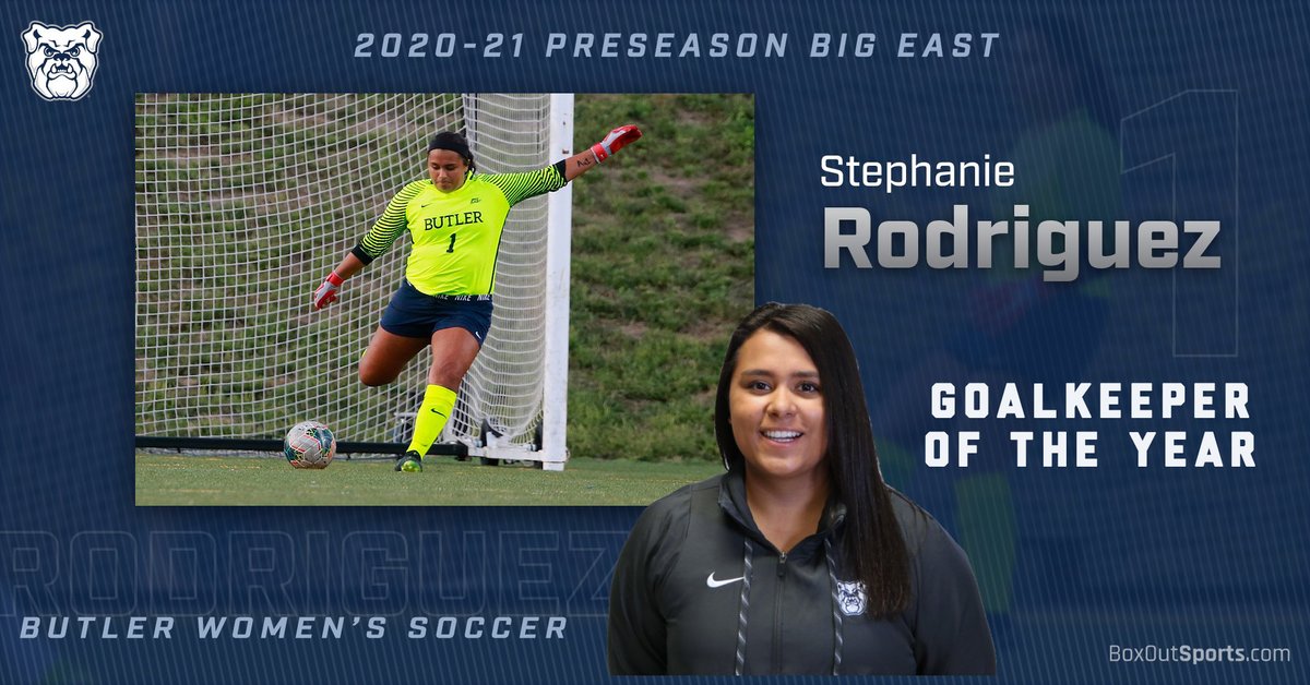 Stephanie Rodriguez Named <a href="/BIGEAST/">BIG EAST Conference</a> Preseason Goalkeeper of the Year 

bit.ly/39DLbOG | #ButlerWay