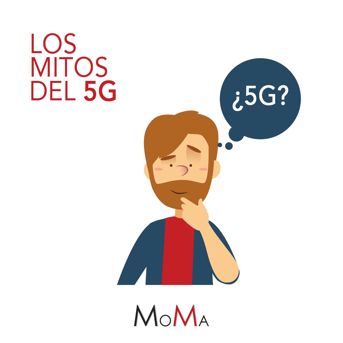 Muchas veces hablamos del 5g📡 sin pararnos a pensar en cuántos de vosotros pensaréis que este no es bueno para la #salud, que no es seguro...👇

¡Por eso este post! 
Para romper #mitos y contaros algunas de las características de esta nueva tecnología💻➡xataka.com/servicios/mito…