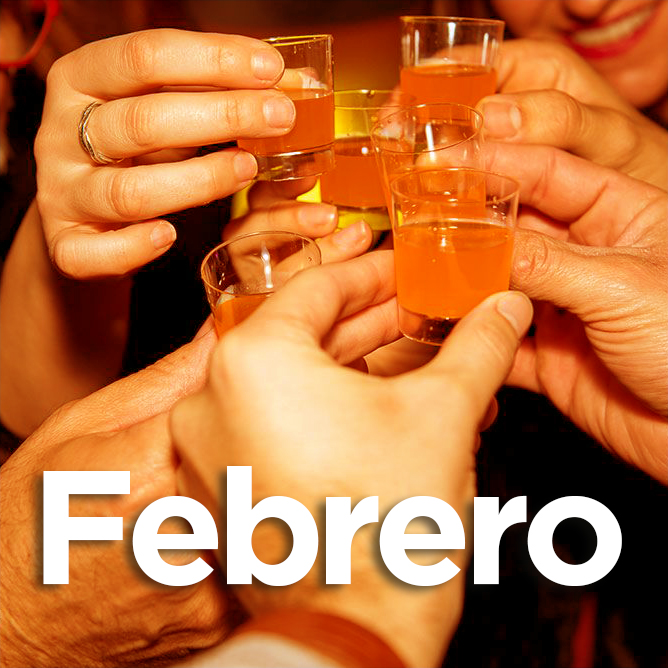 ¡Y PUM! Ya está aquí #febrero 
Chupito de #BiriBiri por cada propósito de año de nuevo que ya has dejado un poco “de lado” 😬✌️