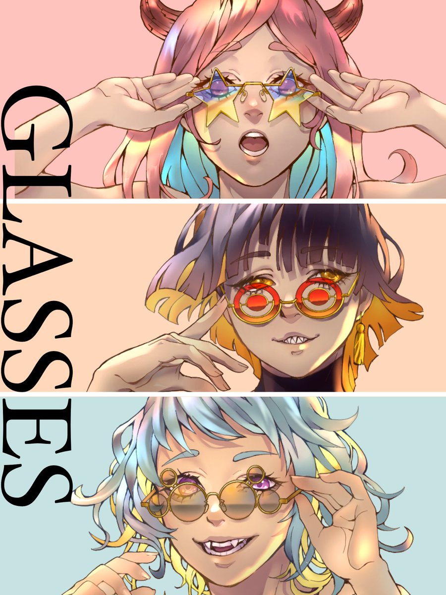 glasses. #創作
星と蛇と蜘蛛。 