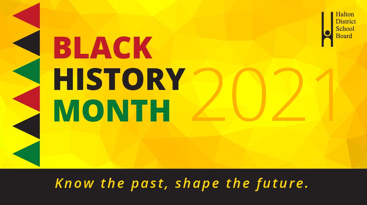 HaltonDSB's tweet photo. #BlackHistoryMonth is a time to commemorate the important achievements and contributions of Black Canadians. 

This month provides our educators another opportunity to teach and discuss the strength, resilience and excellence of the Black Community. https://t.co/ZvvhDcapXP