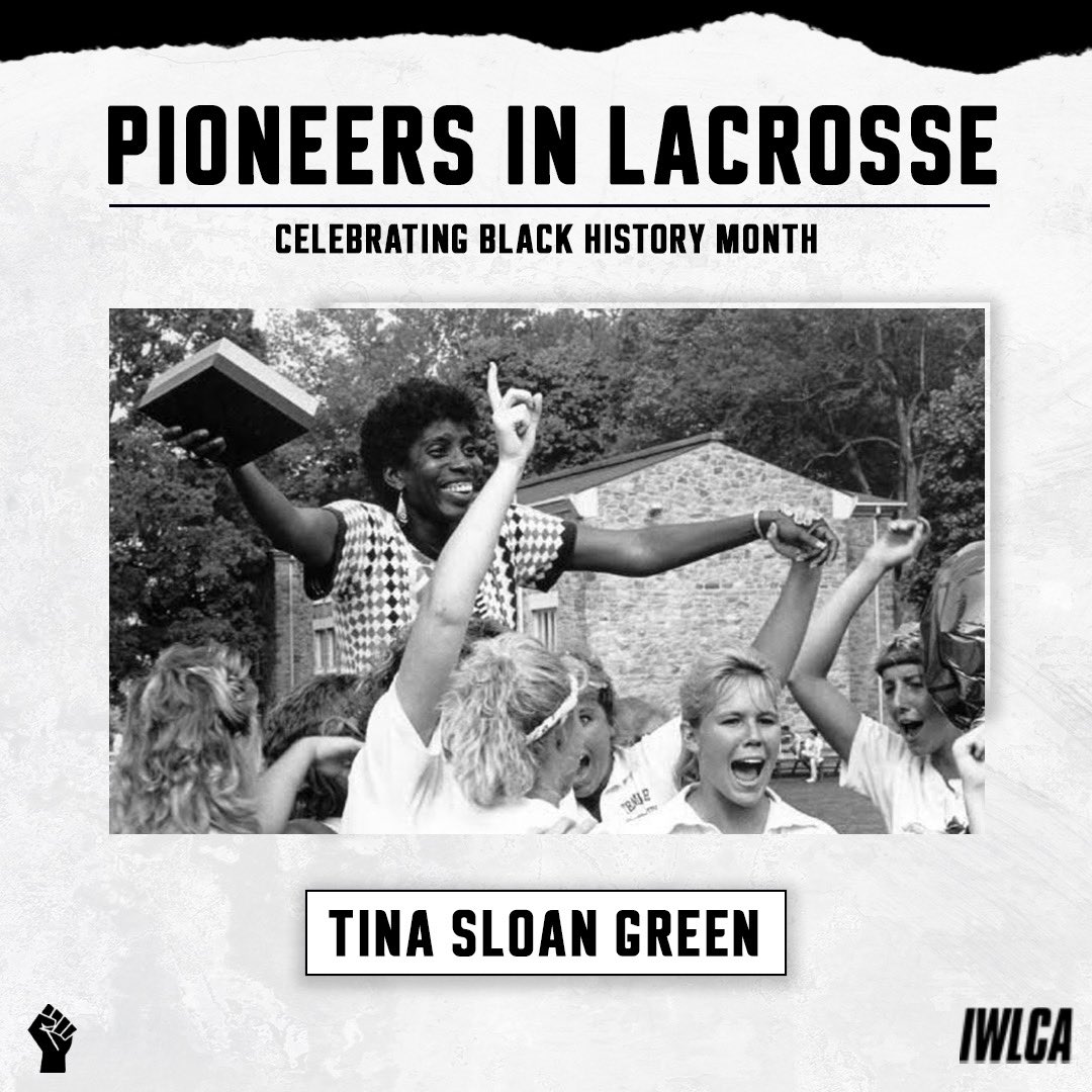 An icon in women’s lacrosse coaching, Tina Sloan Green, leads off our celebration of Black History Month! Our sport, and our profession, has been shaped by Tina in so many ways for the better &amp; here’s to continuing that progress with her!! 

Head over to our insta for more!