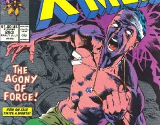 His backstory is complex. Forge is a rare example of a superhero with a disability, having lost his hand and leg in the Vietnam war. His scars serve as a potent metaphor for the sort of national scarring that the Vietnam war represented to a generation of Americans. 3/9