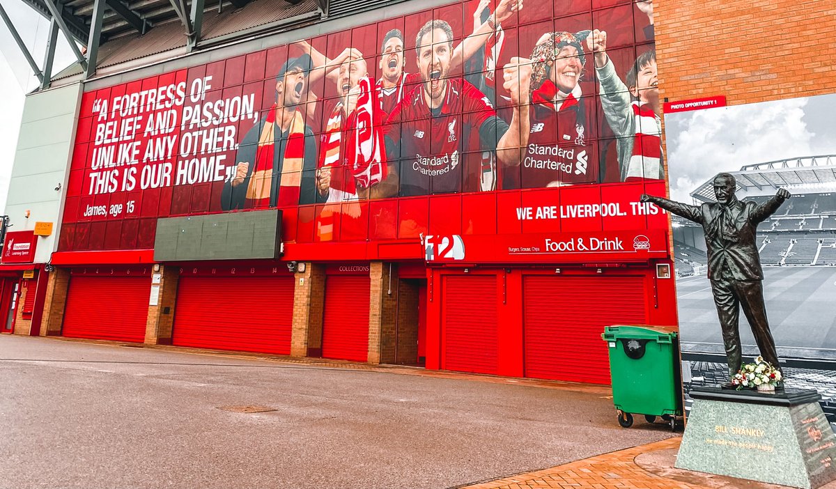 19. gün çekimlerindenAnfield Road - Anfield football Stadium / (Liverpool Anfield Stadı)