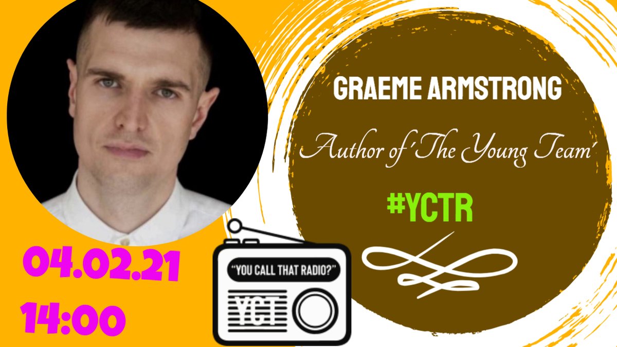 YouCallThatRad1's tweet photo. On Thursday we are joined by 'The Young Team' author @G_Armstrong21 #youngteam #book #author #podcast #yctr https://t.co/gUX6p2OuCS