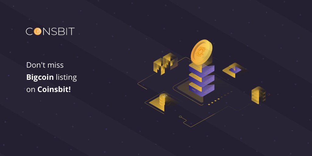 c0insbit's tweet photo. 🔥 Don't miss Bigcoin listing on Coinsbit! 🔥

💥 Dear users, we are glad to announce that Bigcoin (https://t.co/pq9BkX4xQ4) will be available on Coinsbit (https://t.co/ObVLoWTqpt) on 03.02.2021!

💵 Pair:
BIG/USDT

✅To get more info: https://t.co/iq3d2VJ2XX https://t.co/sQN0p4z88Y