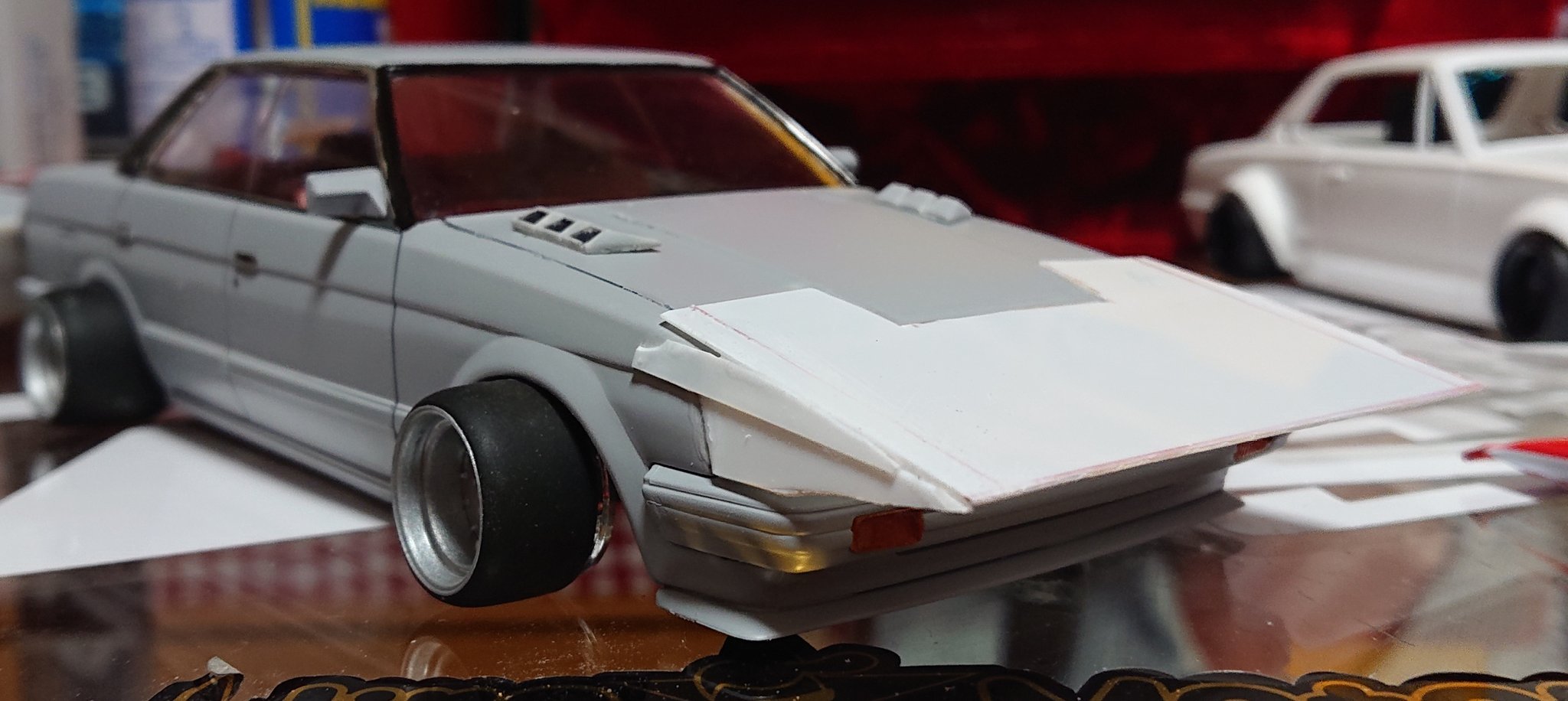 80年代の部屋 とりあえず形になりました あとはパテ盛り 作り途中の車大好き 笑 T Co Omimjj33es Twitter