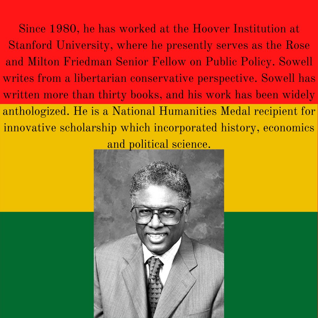 Our first Person of the Day is Dr. Thomas Sowell!