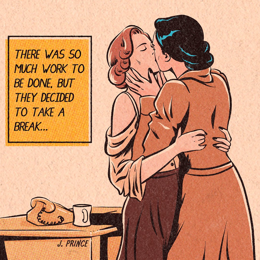 "there was so much work to be done, but they decided to take a break..."
#lesbianart #sapphicart #wlwart