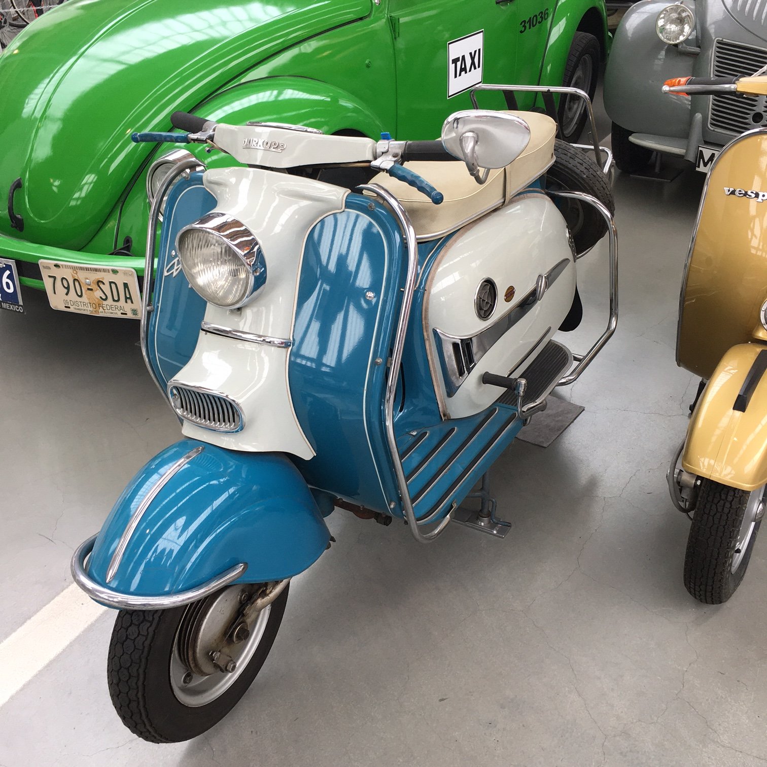 Deutsches Museum on Twitter: "Blue scooter on #BlueMonday: This motor scooter TS 175“ from Dürkopp one of the larger scooters of the 1950s. With over 30,000 units sold, the