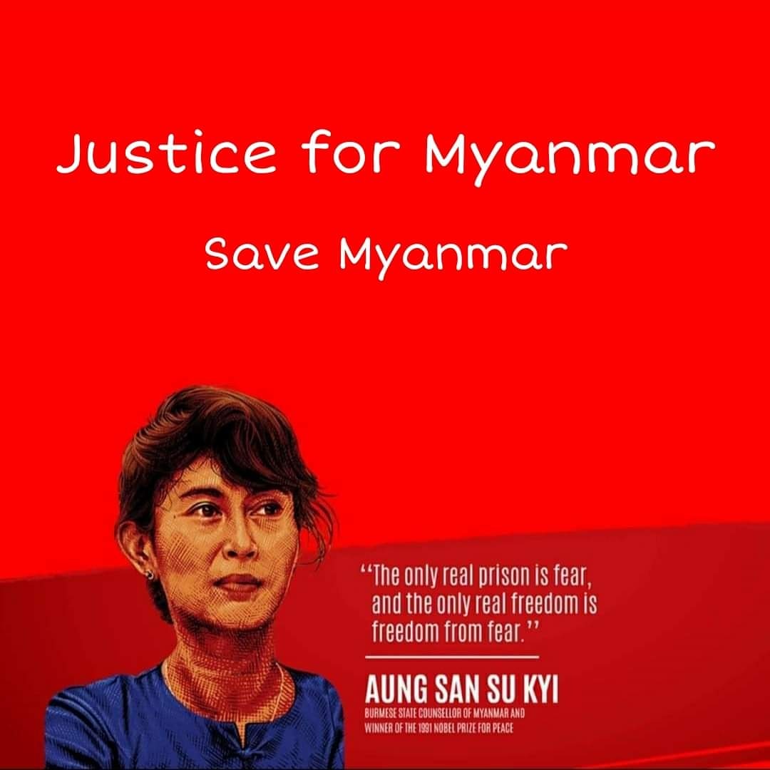 ChawZinThaw3's tweet photo. #savemyanmar
#weneeddemocracy
#helpourleader
#helpDawAungSanSuKyi
#saveburma
#AungSanSuKyiGovernment https://t.co/FO645vlLtL