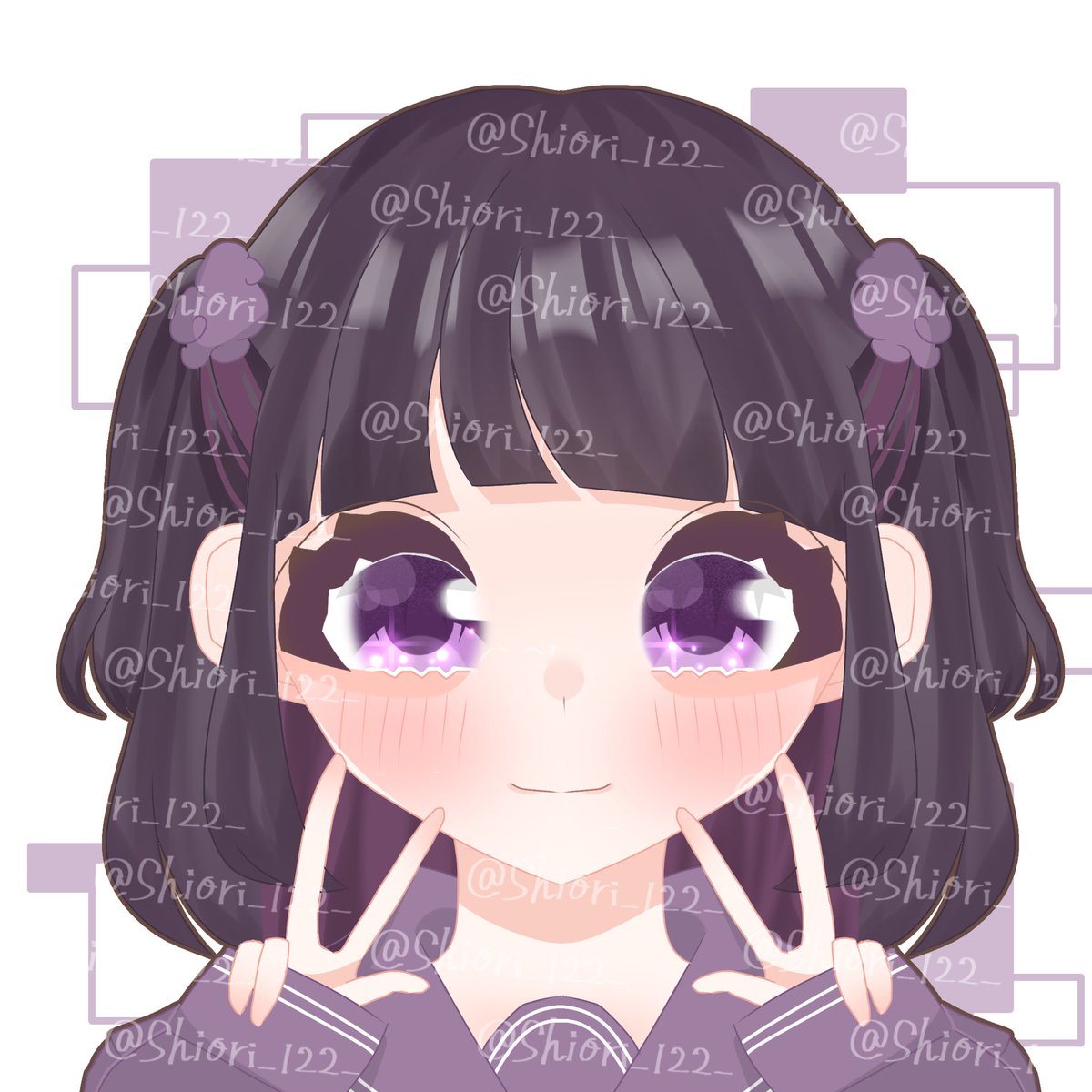 絵柄全4種類になった しおりん ﾟ 低浮上のイラスト