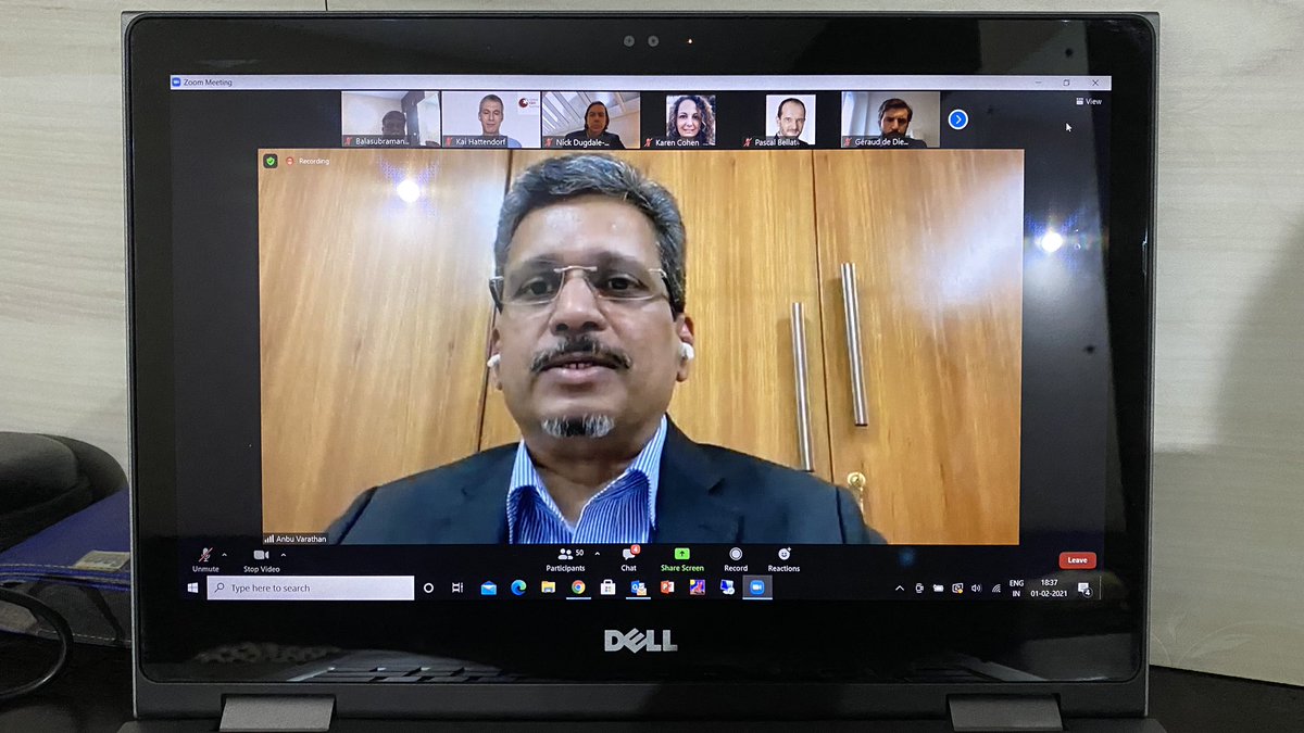 V.Anbu - President UFI addressing at UFI GCS Digital session a while ago.<a href="/UFILive/">UFI</a> <a href="/BIECentre/">BIEC, Bengaluru</a> <a href="/IMTMAssn/">IMTMA</a> <a href="/IEIA_sec/">IEIA - Indian Exhibition Industry Association</a>