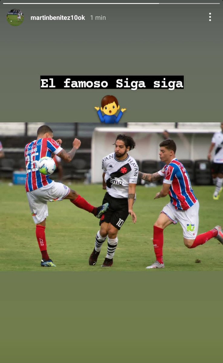 newscolina's tweet photo. Martín Benítez expressou sua indignação com o lance de Gregore, do Bahia: “O famoso não foi nada”. https://t.co/d2F1m0L5Z8