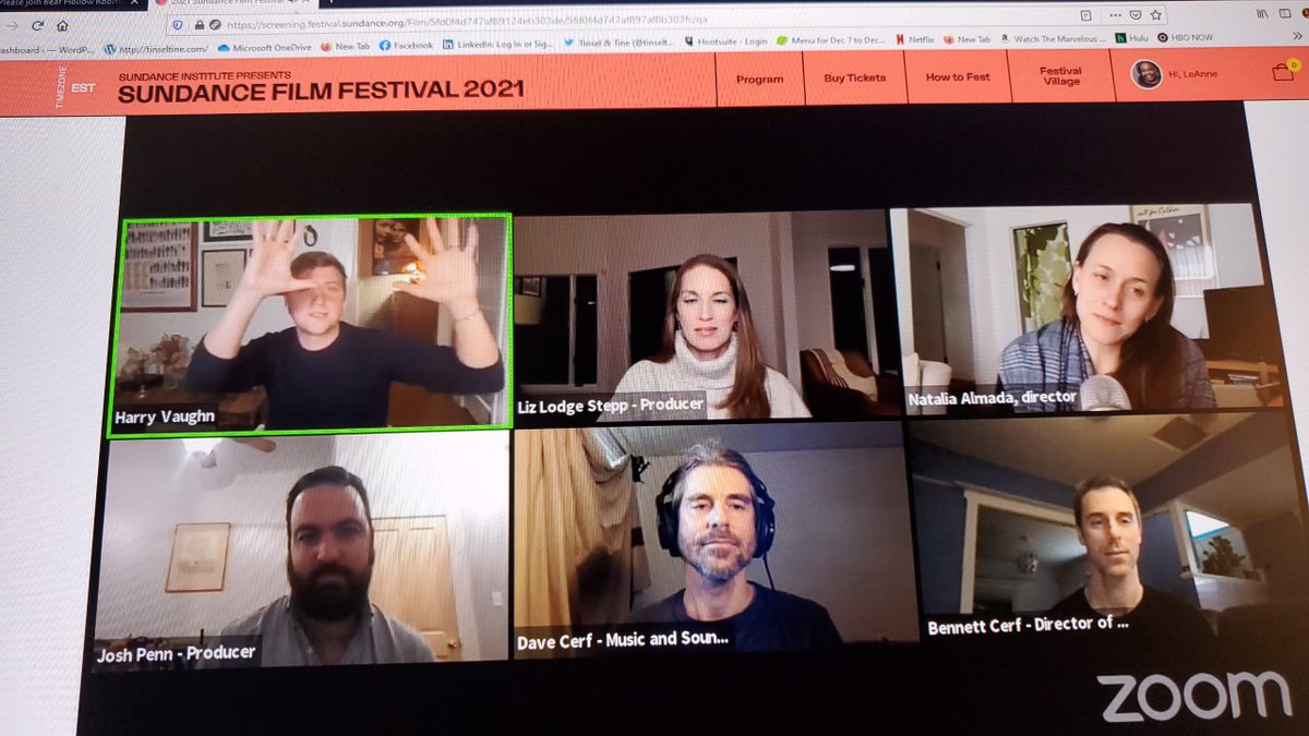 tinseltine's tweet photo. #Sundance2021 Day 4 - World Premiere USERS filmmaker: Natalia Almada explores AI Mother vs Human Mommy in a visual tone poem/ meditation on society's marriage with technology

#filmfestival #documentary #SundanceFilmFestival #Sundance21 #virtualQandA https://t.co/KWtZnsLHhk