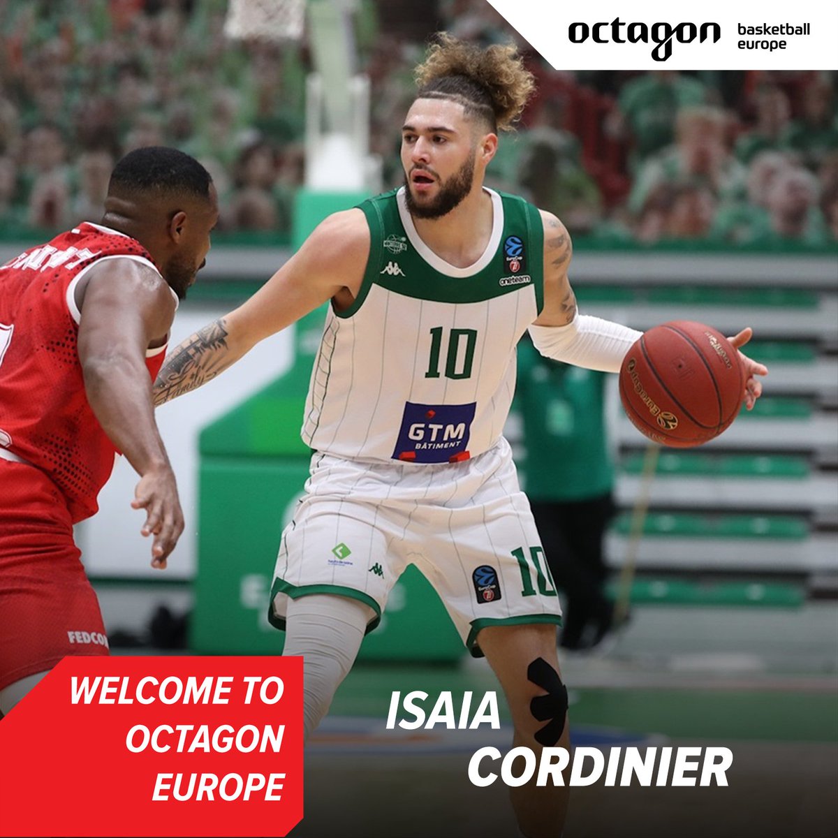 Octagon Basketball Europe (@octagonbballeu) on Twitter photo It's a pleasure to welcome one of Europe's most prolific prospects, as Isaia Cordinier joins the Octagon family. Welcome aboard <a href="/izaycordinier/">Isaïa Cordinier</a> #octagon <a href="/OctagonBsktball/">Octagon Basketball</a> It's a pleasure to welcome one of Europe's most prolific prospects, as Isaia Cordinier joins the Octagon family. Welcome aboard <a href="/izaycordinier/">Isaïa Cordinier</a> #octagon <a href="/OctagonBsktball/">Octagon Basketball</a>