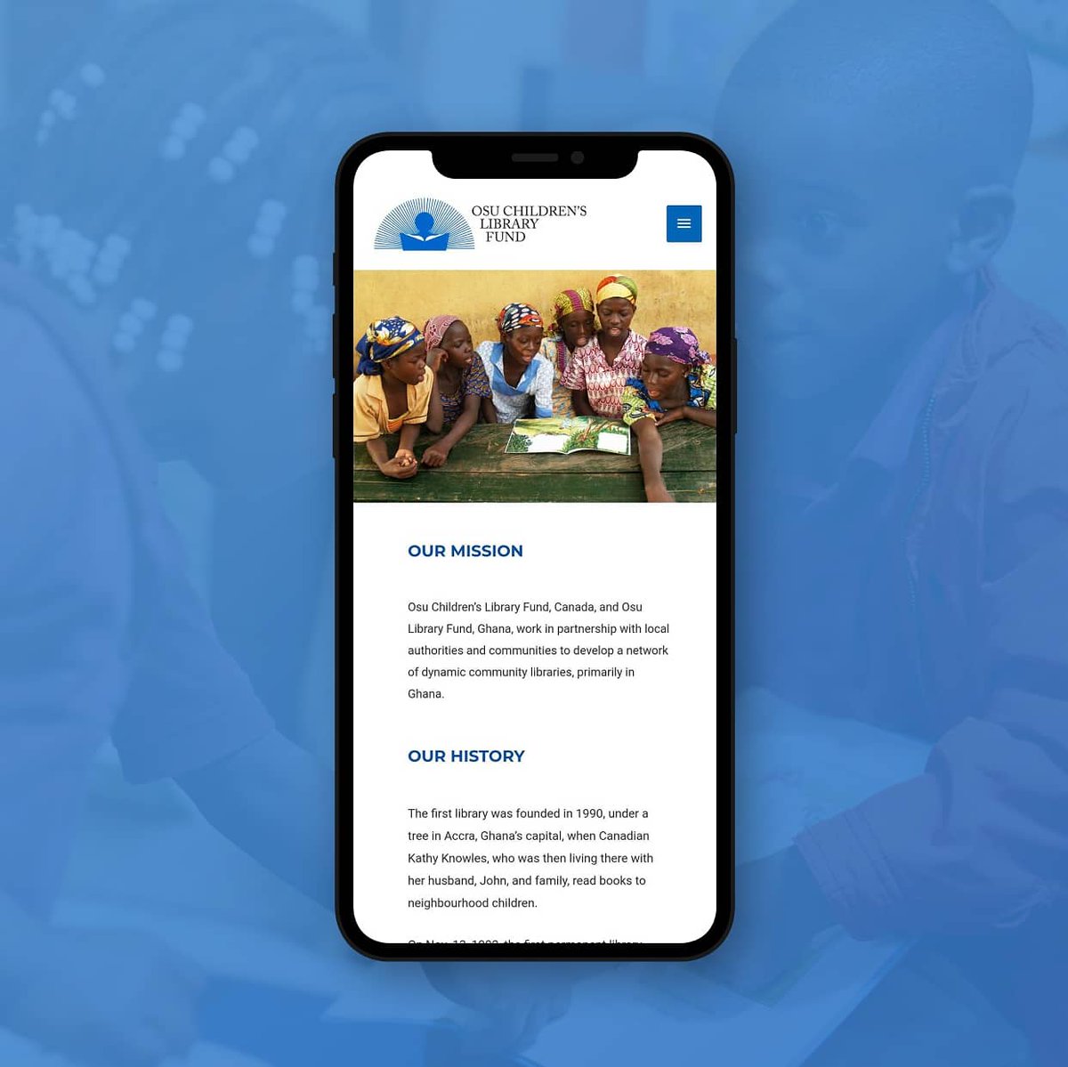 builtbycavemen's tweet photo. Osu Children's Library Fund is a collaboration of Ghanaian and Canadian volunteers working to develop a network of libraries in Ghana, aimed at promoting literacy. We're honoured and thrilled to have worked with the team on their new website. 🎉🎉

🔗 https://t.co/T3XipZNc1M https://t.co/TPdx1dCKra