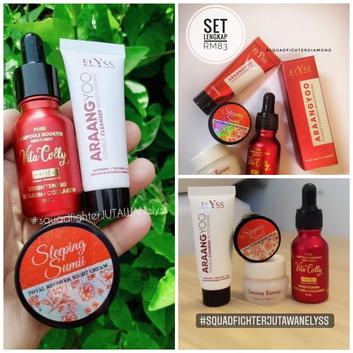 secondthingco's tweet image. Hi everythingggggg!!! First thing first, uolls jangan pening pening lagi nak pilih skincare. I open order sini for ELYSS! 

It’s affordable so get yours NOW!!! 

Help me to pass around this good news! 

Sambil tu boleh cuci mata dengan preloved knitwears ye! hehehehehe 🤣♥️✨✨