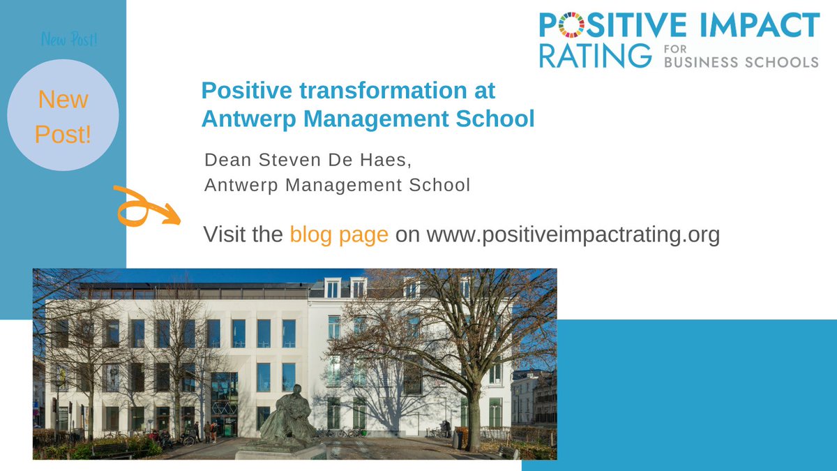 Positive Impact Rating (@ratingimpact) on Twitter photo The #PIRBlog 🗞️Read about how Antwerp Management School is aiming to achieve Positive #transformation 🔄
An article by Dean Steven De Haes <a href="/stevendehaes/">Steven De Haes</a>:
positiveimpactrating.org/post/positive-…
#studyatAMS
#Businesseducation #internationaleducation #entrepreneurship #leadership The #PIRBlog 🗞️Read about how Antwerp Management School is aiming to achieve Positive #transformation 🔄
An article by Dean Steven De Haes <a href="/stevendehaes/">Steven De Haes</a>:
positiveimpactrating.org/post/positive-…
#studyatAMS
#Businesseducation #internationaleducation #entrepreneurship #leadership
