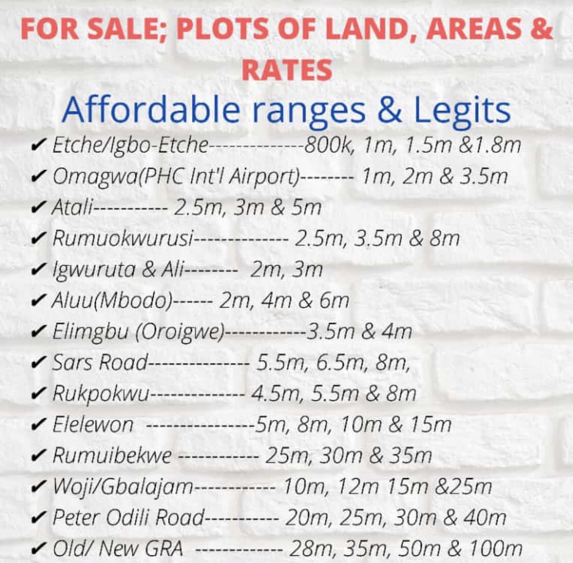 BoiiHasNoName's tweet photo. Invest Today... #Portharcourt #PH #PHC #RealEstate #EnriqueAgencyTeam #EAT #EnriqueIntellectualProperties #EIP #Rivers #PHPlug https://t.co/qo9m8bGffg