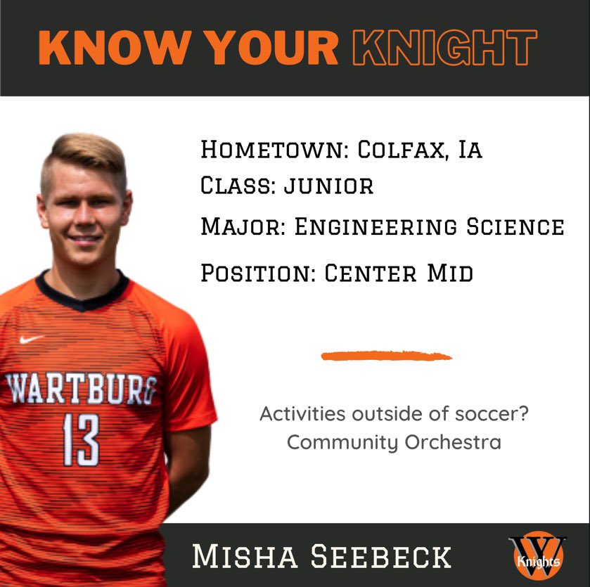 WartburgMSoccer's tweet photo. Know Your Knights: Ben, Bo, and Misha. Three valued members of the program. @WartburgCollege @WartburgKnights https://t.co/LoDLoB3ecI