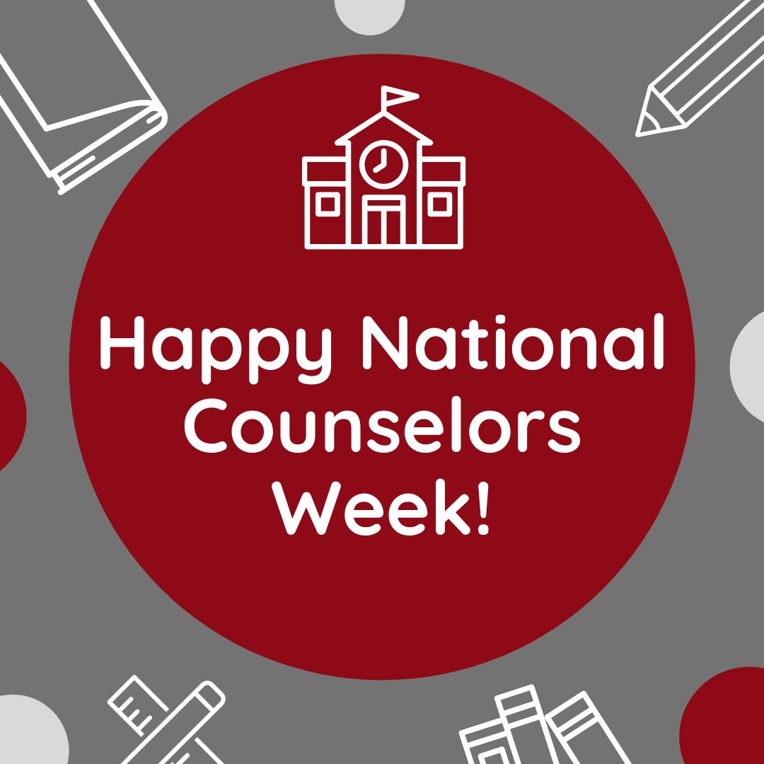 FISD_HR's tweet photo. Happy National Counselors Week! This week is one of many where we thank our FISD counselors and all counselors in education for the many attributions they bring to our schools. If you see or know a counselor, thank them! #counselorsweek #TeamFISD https://t.co/RUn3c8uOeF