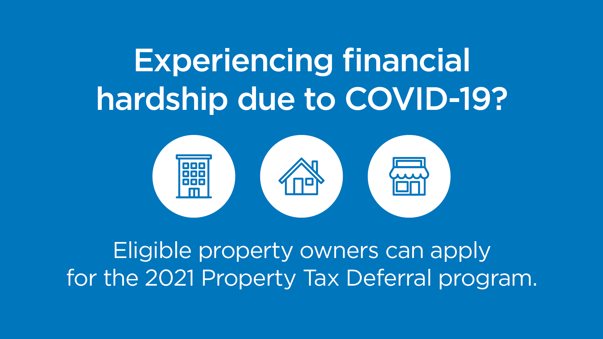 City of Mississauga on Twitter "Our 2021 Property Tax Deferral program