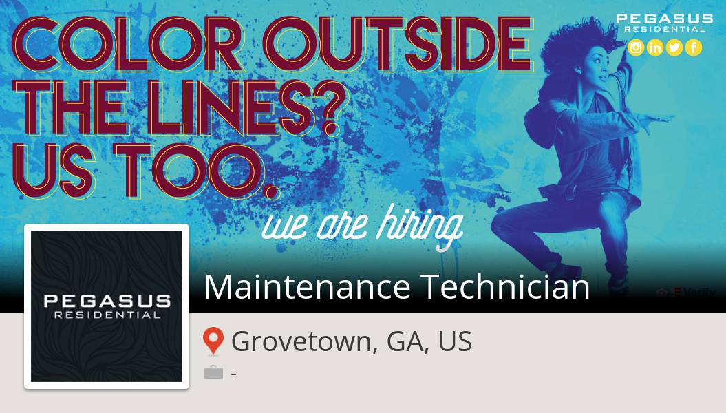 Apply now to work for #PegasusResidential as #Maintenance #Technician! (#Grovetown) #job workfor.us/pegasusresiden… #pegasuspower #wemakepigsfly #pegasusresidential #wehelppeoplefindhome #pegasus