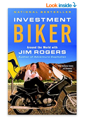 5. INVESTMENT BIKER BY JIM ROGERSA lot of rich people are boring. That's not the case with Jim Rogers.From From 1970 to 1980, Rogers grew his Quantum Fund portfolio 4200%. Then he retired and went on a worldwide motorcycle tour.