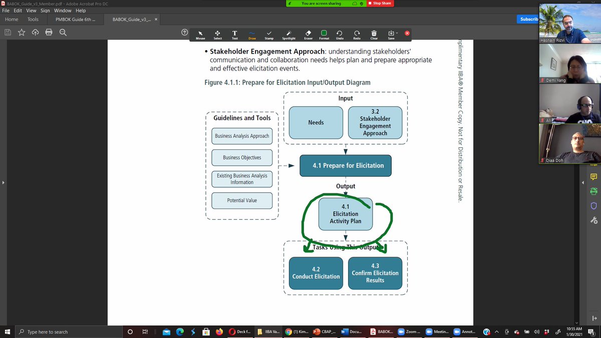 TheExamPrep's tweet photo. #EEP #CBAP Exam Prep weekend bootcamp continues @LearningWay2 with participants from Ontario and Manitoba. 

#livevirtualtraining #lvt #IIBA #BABOK #Rizvi #BusinessAnalysis #Agile #ProjectManagement #Techniques #Elements #BACCM #Perspectives #UnderlyingCompetencies https://t.co/rGhXKYEY9n