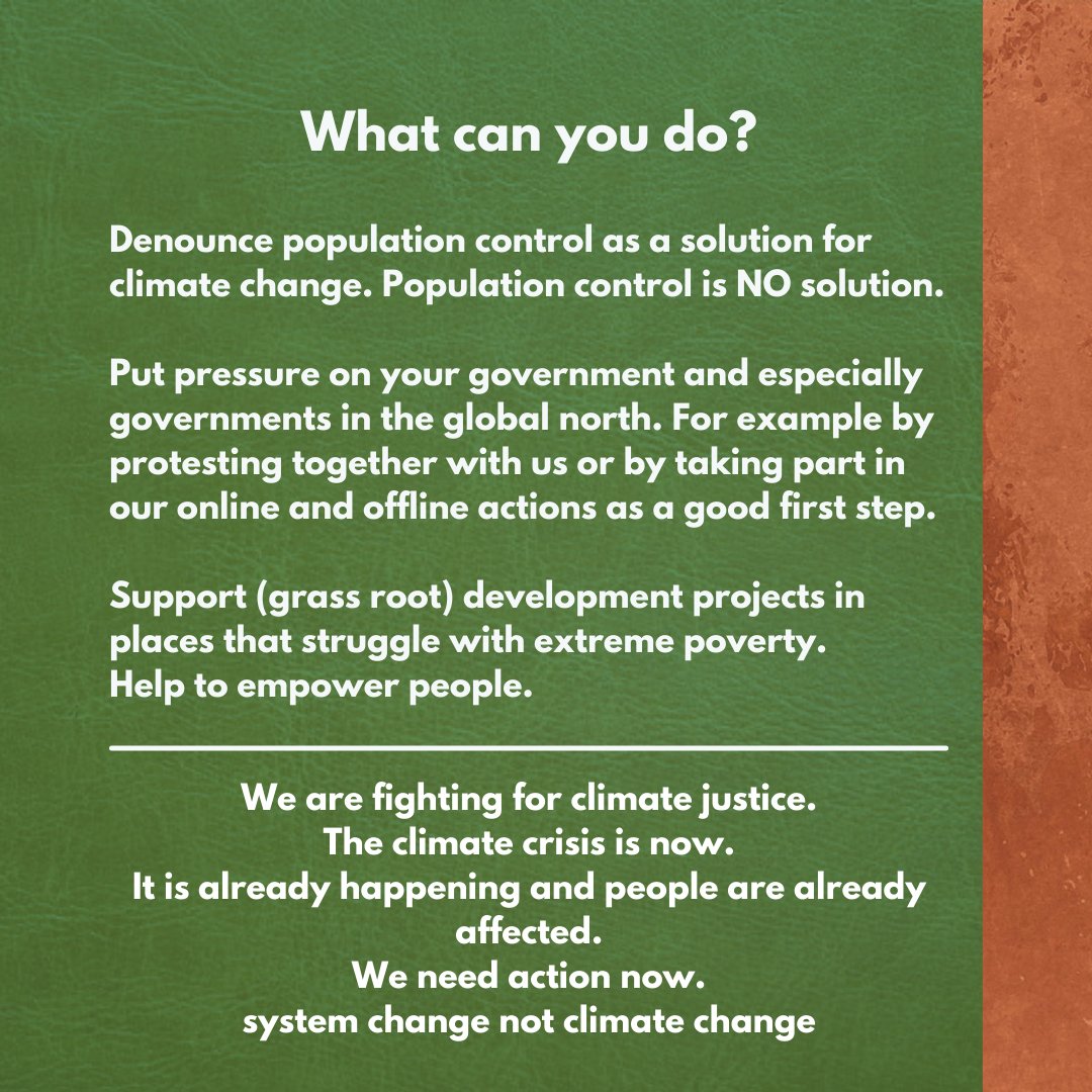 climate justice now, system change not climate changeThis post is based on a post by  @youthstrikemcrYou find our sources under this link: https://fffutu.re/OP_MYTH  (4/4)