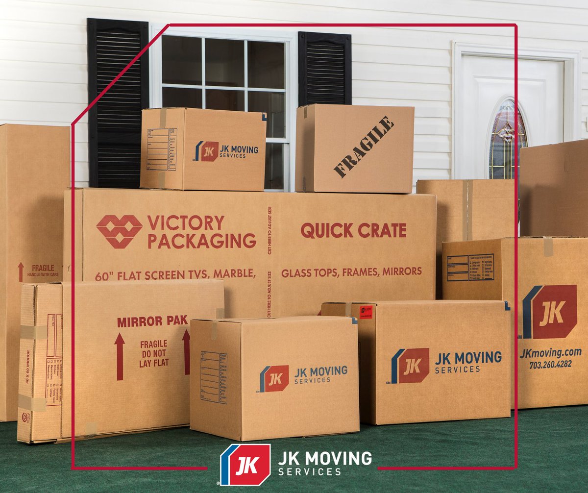 jkmoving's tweet photo. #MovingTipMonday Use quality #movingboxes. At #JKmoving, we use more than a dozen different kinds of boxes and cartons, for heavy items like books, bulky items like linens, and fragile items like framed art and grandfather clocks. #movingtip #whatmattersmost #DIYpacking https://t.co/W5xyEDITFR