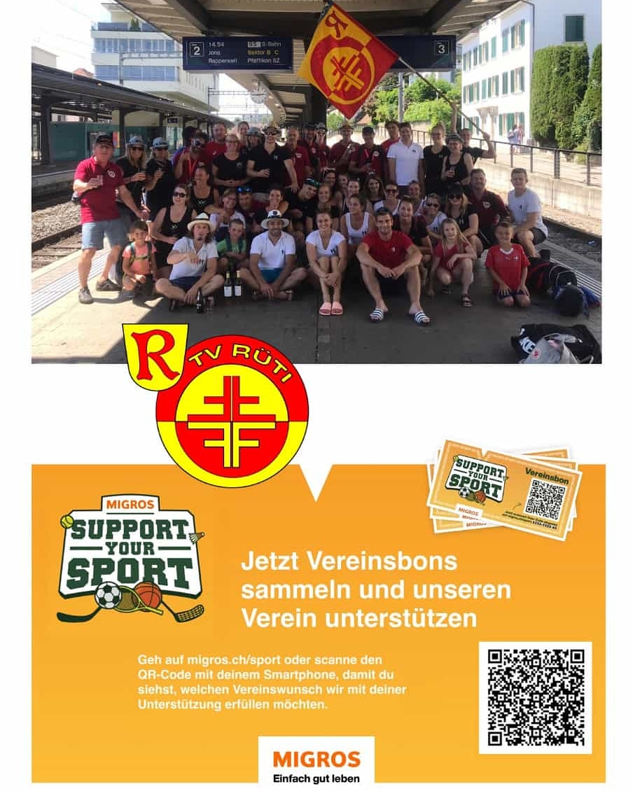 Unterstützte den <a href="/TVRueti/">Turnverein Rüti</a> und mache deine Einkäufe bei <a href="/migros/">Migros</a> oder <a href="/SportxX/">SportXX</a>.

Vielen Dank! 

supportyoursport.migros.ch/de/vereine/tur…

#supportyoursport #tvrueti #migros