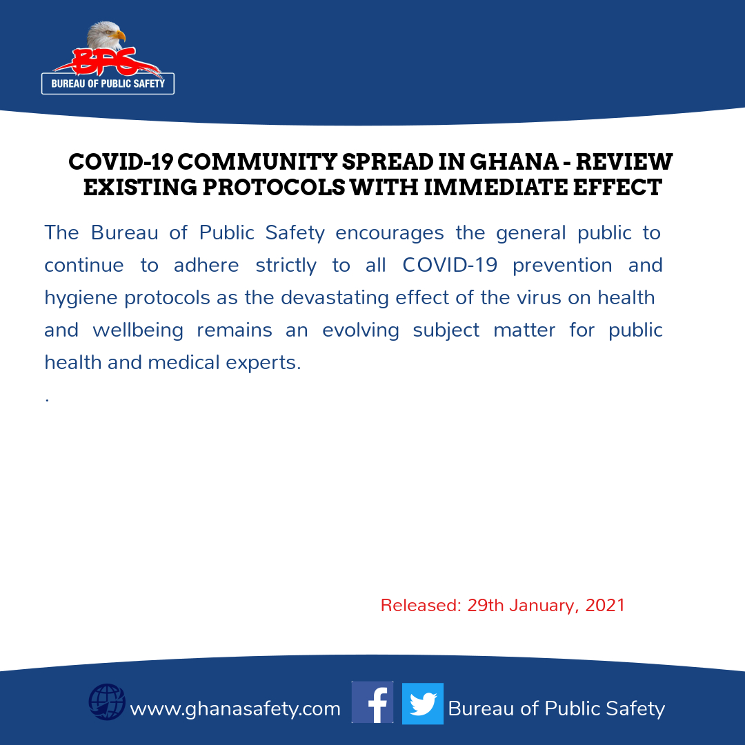 BPSGhana's tweet photo. We wish to add our voice to calls on Government to review existing COVID-19 restrictions on mass gatherings and assemblies with immediate effect.

The call on Government and the Ghana Health Service is to immediately commit the following to reason and act urgently. #BPSWatch https://t.co/LSoEYdbEmG