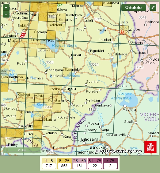 Lielo ģeogrāfisko atklājumu laiks ir pagājis, taču Latvijā ziemojošo putnu izplatības kartēs gan joprojām ir baltie laukumi. Šeit lielākais no tiem. Ja dzīvo vai viesojies šajā pusē, neaizmirsti par redzētiem putniem ziņot Dabasdati.lv