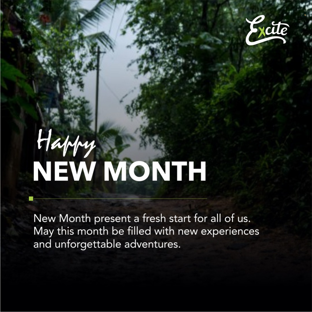 ExciteBusiness's tweet photo. Happy New Month https://t.co/rUeX8H4nlb