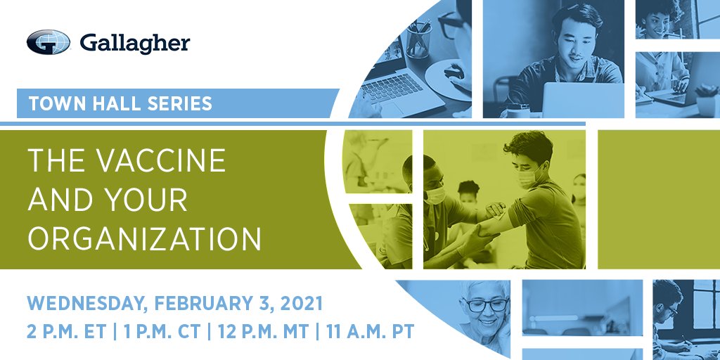 Approach the #vaccine with confidence and support the wellbeing of your workforce with regulatory and deployment insights from Gallagher subject matter experts on February 3. 

💡Register: bit.ly/39CQEFB