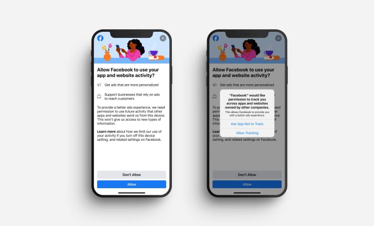 The Verge on Twitter: "Facebook prompt will encourage ad tracking opt-in  ahead of Apple's privacy push https://t.co/w8uLh9mrqJ  https://t.co/WVQagM0gzv" / Twitter