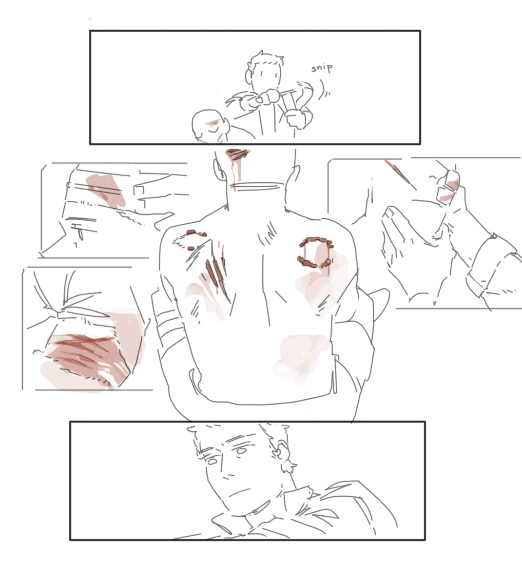 cw blood, gore
Extras : - )
This is your fault (1/4)
cdda ocs Jacques/Castillo 