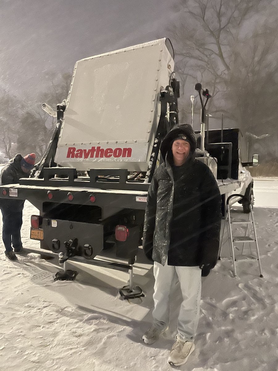Some of our faculty (Brian Colle and Mariko Oue) are really excited during snowstorms <a href="/SoMAS/">School of Marine and Atmospheric Sciences at SBU</a> especially when we roll out the SKYLER phased-array radar <a href="/RaytheonTech/">RTX</a>