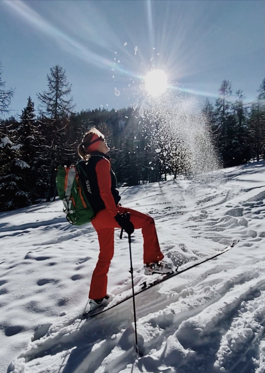 Si loin du business  du sport spectacle ...si proche de la nature... #echappeeblanche #sportnature #sportpourtous