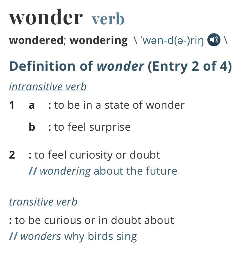Welcome to commonly misused words 101. Today’s first lesson... Wonder vs. Wander