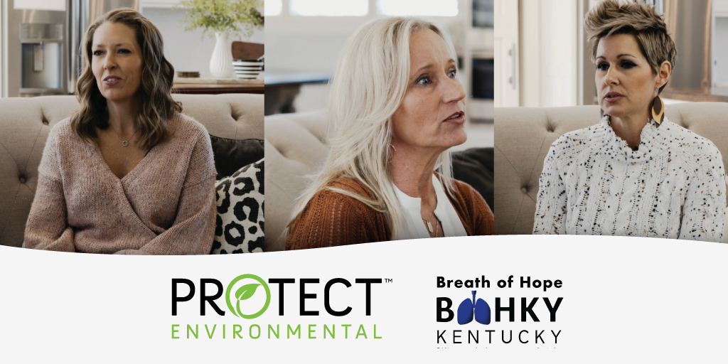 We are thankful for the opportunity to share the stories of three women from @breathofhopeky. These women are living with lung cancer and believe exposure to radon gas was a likely cause of their diagnoses. Visit The Green Scene to view their stories: protectenvironmental.com/about-team-gre…