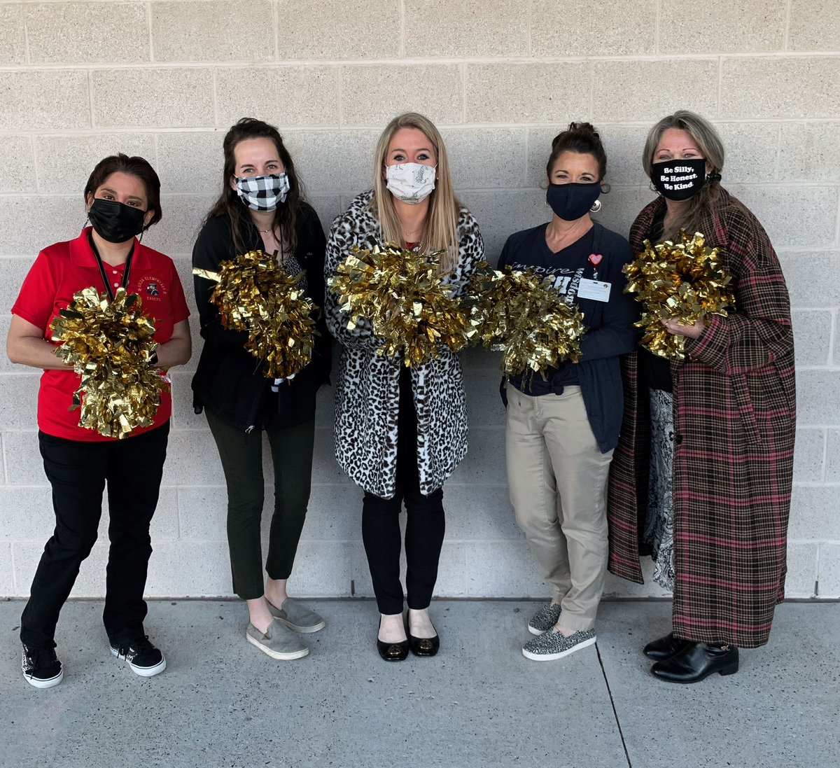 KelsieMorris12's tweet photo. Kicking off Kindness Month with a little extra cheer &amp; fun at Kolda! Our AMAZING Kolda staff greeted our Cadets with cheers, pom poms and music to get our Fab February started! Special thank you to our Kindness Committee members for making the magic happen at Kolda! #ccisdproud https://t.co/xqJ6If6Ots
