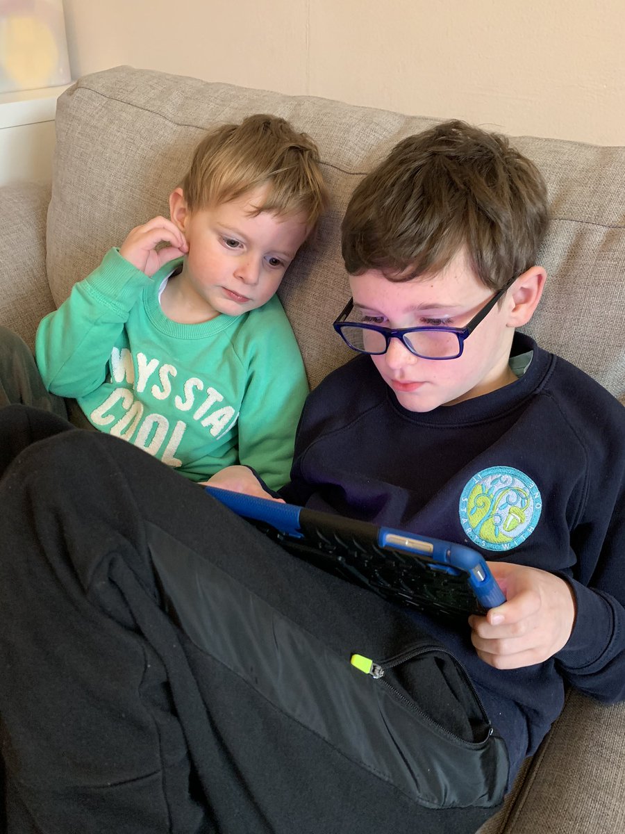 Tommy had a guest join him this afternoon for his Bug Club online reading 🥰 #brothers <a href="/AvonwoodYear3/">Avonwood Primary School Year 3 Team</a>